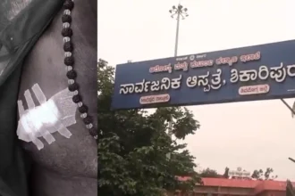 Attempt to murder case Shikaripura, Stabbing incident in hospital,