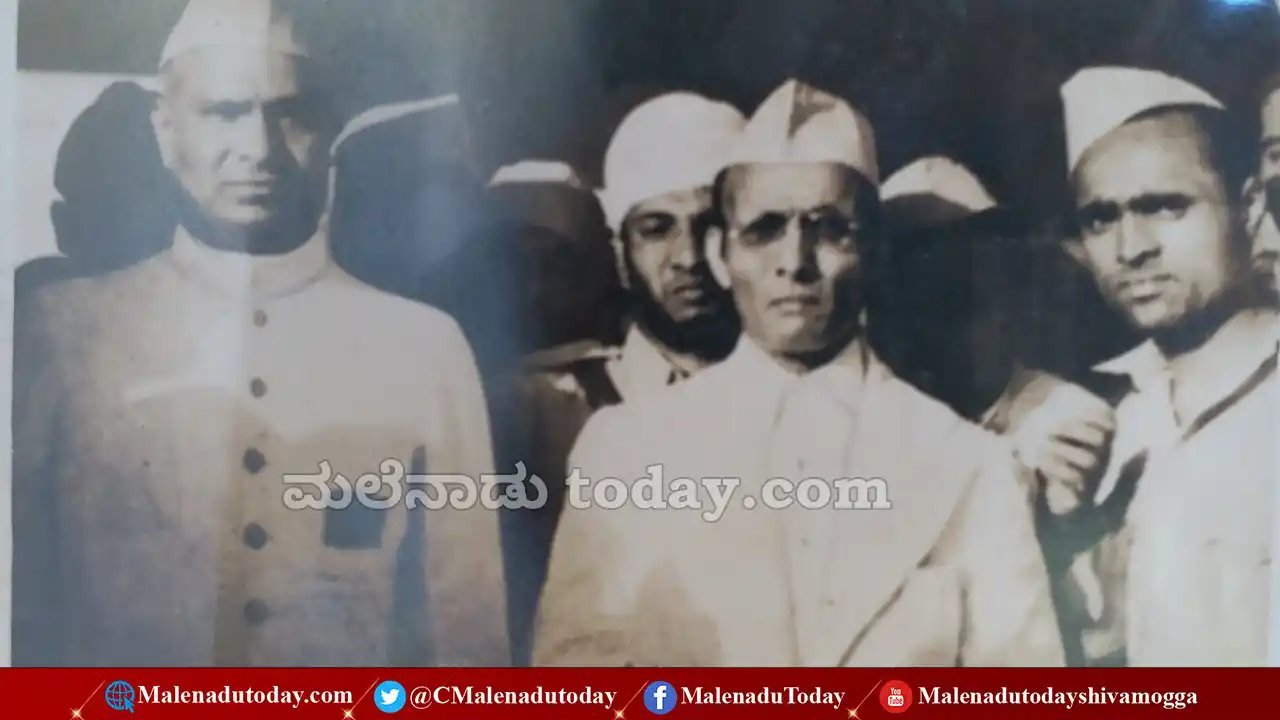 ಶಿವಮೊಗ್ಗಕ್ಕೆ ಆಗಮಿಸಿದ್ದ ವೀರ್ ಸಾರ್ವರ್ಕರ್