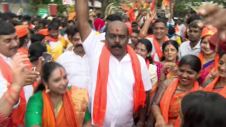 Shivamogga today ಹೆಜ್ಜೆ ಹಾಕಿದ ಶ್ರೀಕಾಂತ್​