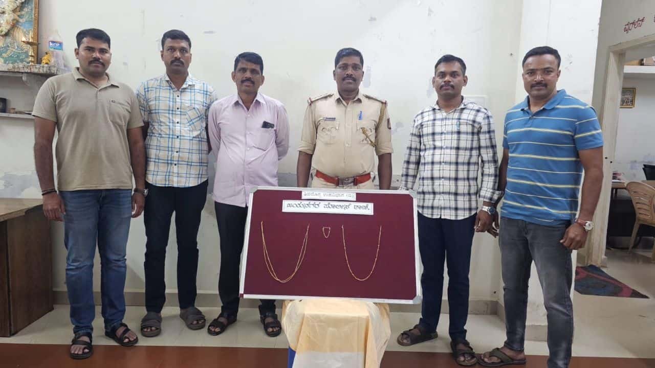 ಆರೋಪಿತನಿಂದ ವಶಪಡಿಸಿಕೊಂಡ ಬಂಗಾರ