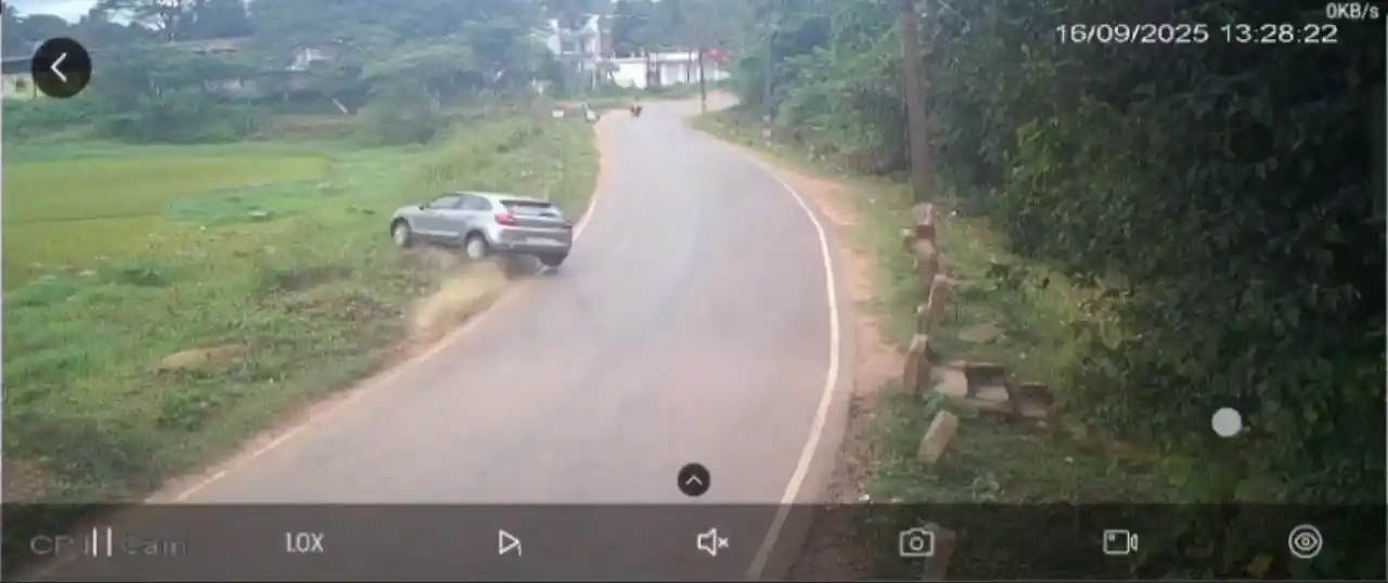 Devastating Car Crash Caught on CCTV in Ripponpet.