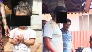 Abandoned Child at Marikamba Temple Reunited with Family thirthahalli