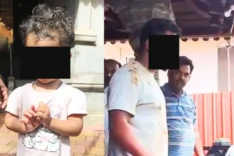 Abandoned Child at Marikamba Temple Reunited with Family thirthahalli