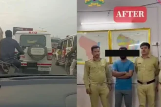 Man Abuses RTO Driver on Video, Faces Immediate Punishment from Shivamogga Police.