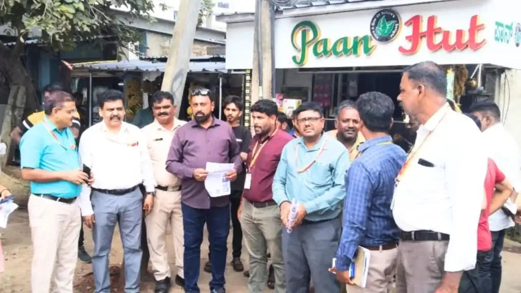 COTPA Act Enforcement: Shivamogga Authorities Raid Tobacco Violators, Collect ₹6,150 Fine