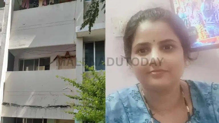 Shruthi (38) kills her daughter Poorvika (6th grade) with a machete before committing suicide in Meggan Nursing Quarters, Shivamogga.