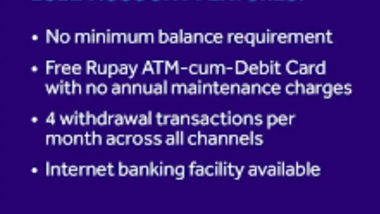 RBI announces zero balance for BSBD account