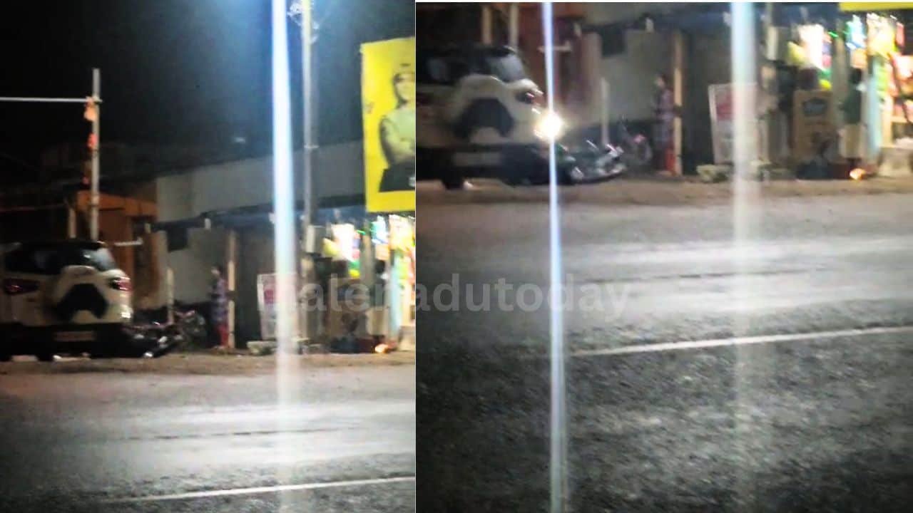 Shivamogga Police Complaint ಬೈಕ್​ ಮೇಲೆ ಕಾರು ಹತ್ತಿಸುತ್ತಿರುವುದು