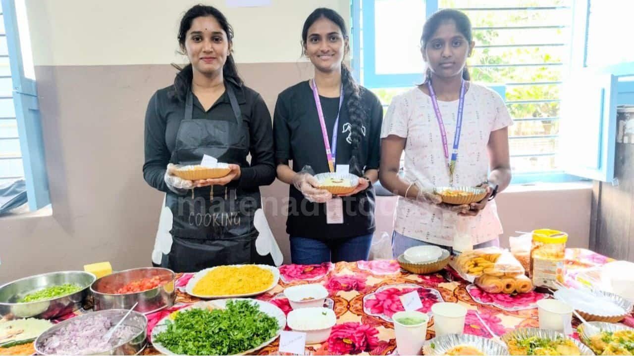 ACollege Food Fest ವಿಧವಿಧವಾದ ಅಡುಗೆಯನ್ನು ತಯಾರಿಸಿದ ವಿದ್ಯಾರ್ಥಿಗಳು