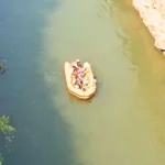 Unemployed Suicide Attempt in Shivamogga Channel Firefighters Successfully Rescue Youth.