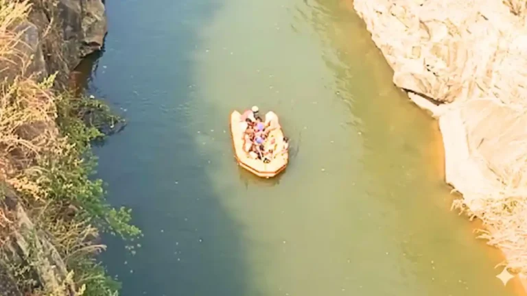 Unemployed Suicide Attempt in Shivamogga Channel Firefighters Successfully Rescue Youth.