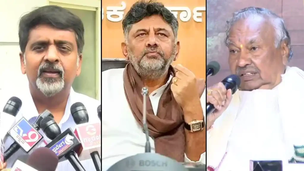 ವೆಂಕ, ನಾಣಿ, ಸೀನಾ! ಕಾಂಗ್ರೆಸ್ಸೆ ಕೊನೆಯಾಗುತ್ತೆ!? ಡಿಕೆಶಿಗೆ ವಿರೋಧ, ಸಿಎಂ ಮೇಲೆ ಕಳಕಳಿ! ಶಿವಮೊಗ್ಗದಲ್ಲಿ ರಾಜಕಾರಣದ ಲೇಟೆಸ್ಟ್ ಮಾತು ಓದಿ 1 If DK Shivakumar becomes CM Congress finished