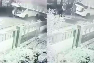 Cow theft  in Sagar Caught on CCTV Silence Over Cattle Smuggling Criticized