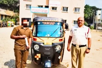 Shimoga Auto Driver Fined for Overcharging at Prepaid Auto in Railway Station
