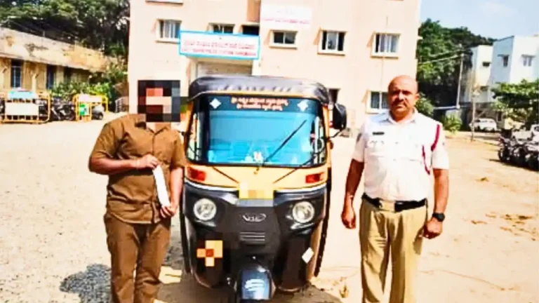 Shimoga Auto Driver Fined for Overcharging at Prepaid Auto in Railway Station