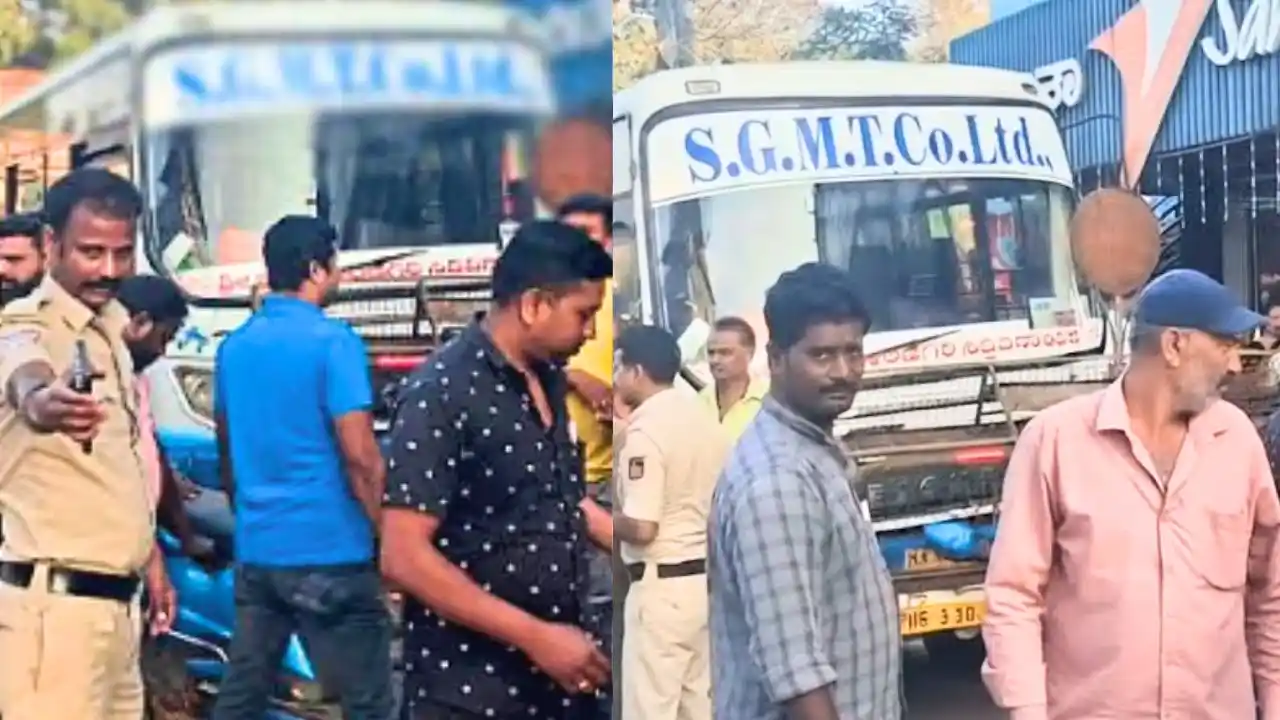 Drivers Presence of Mind Averts Major Tragedy at Koppa Circle