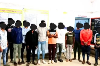 8 persons confirmed for Ganja consumption during 'Area Domination' special operation in Shivamogga's Doddapete Police Station limits. 32 suspects checked, cases filed under NDPS Act.