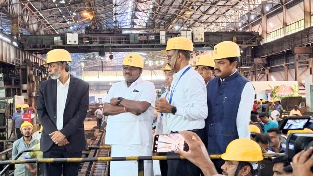 kumaraswamy visit visl and shivamogga