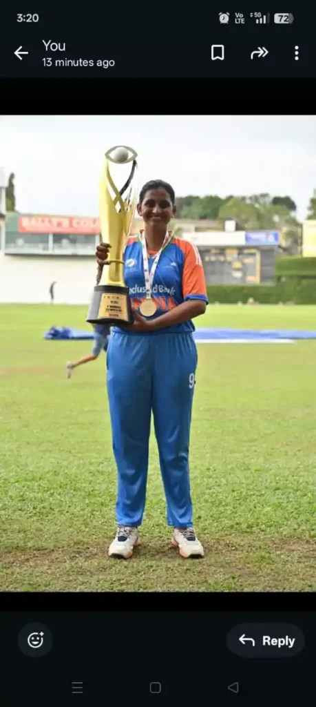 Blind Cricket World Cup Winner Kavya