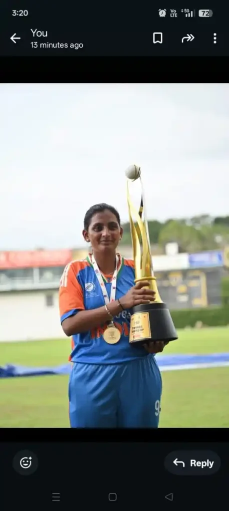 Blind Cricket World Cup Winner Kavya