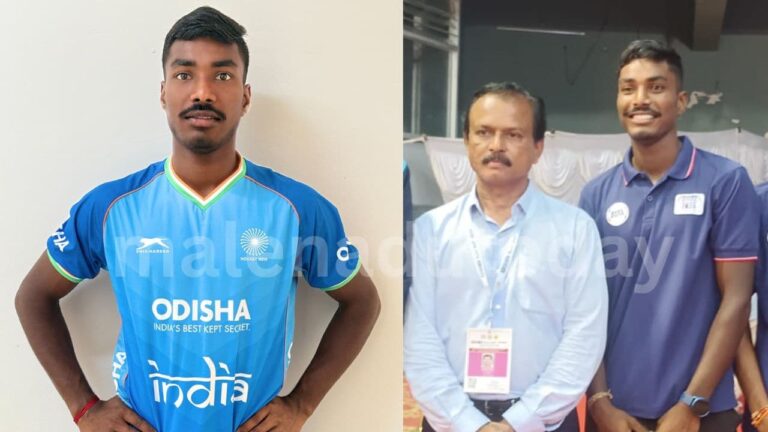 Sunil P.B. selected Hockey World Cup
