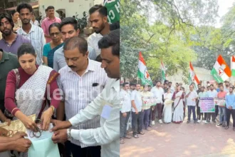 Youth Congress Sends Bangles to Amit Shah