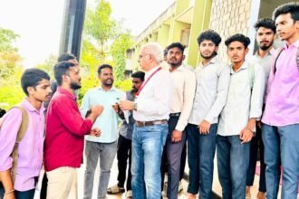 NSUI Protest Shivamogga