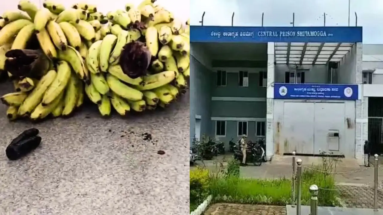 Shivamogga Jail Banana Stalk Smuggling Busted 