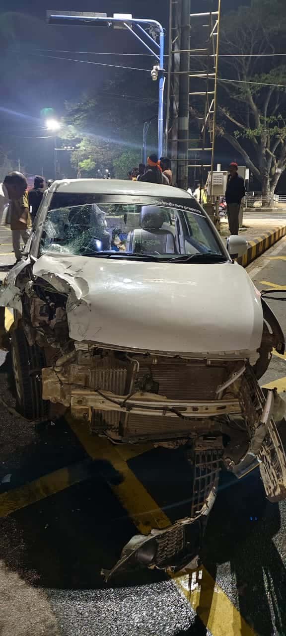 Shimoga Road Accident Auto Driver died