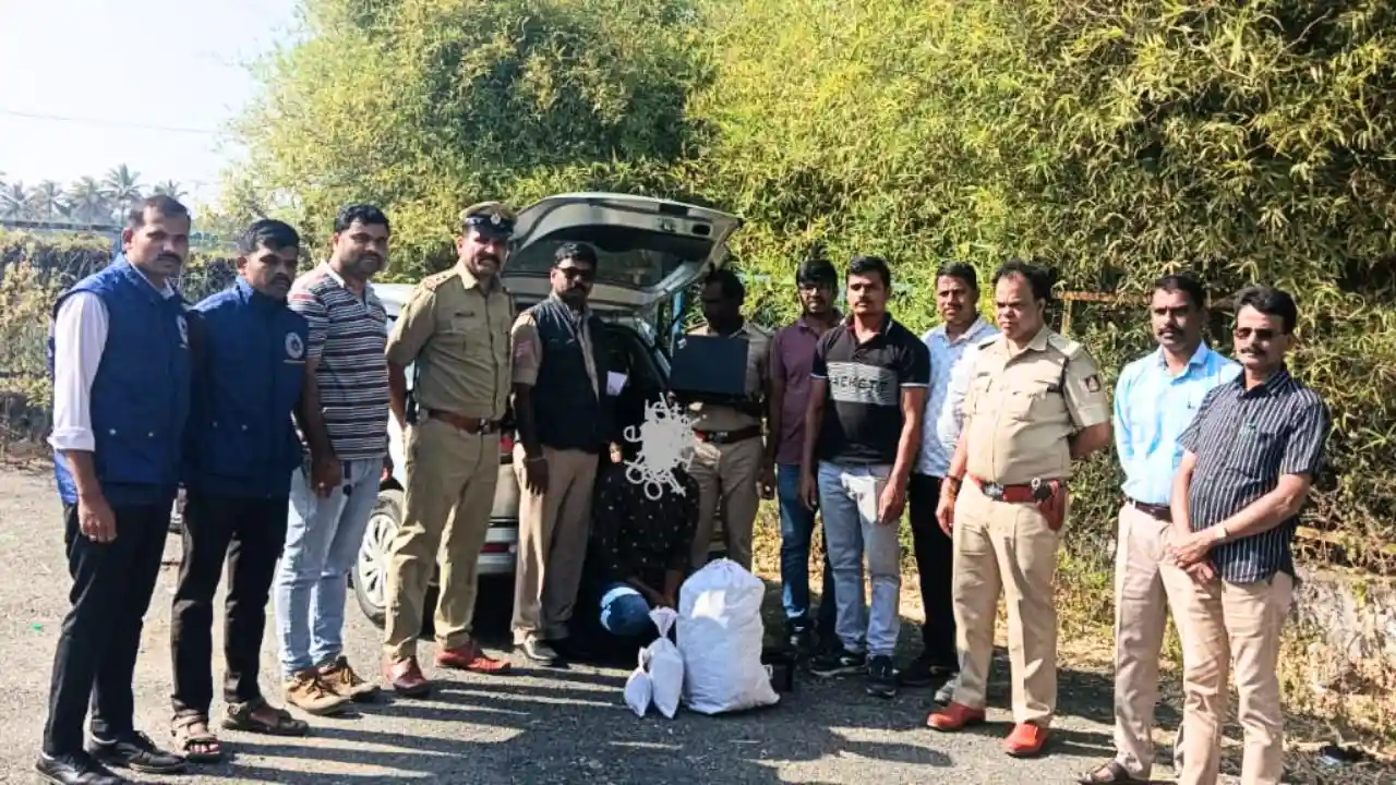 Shivamogga Police Seize ₹2 Lakh Worth Ganja