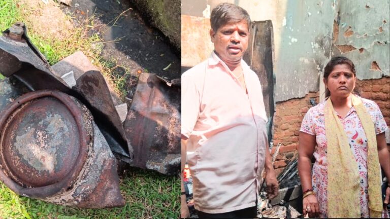 Cylinder Blast in Shivamogga's Siddeshwara Nagara 