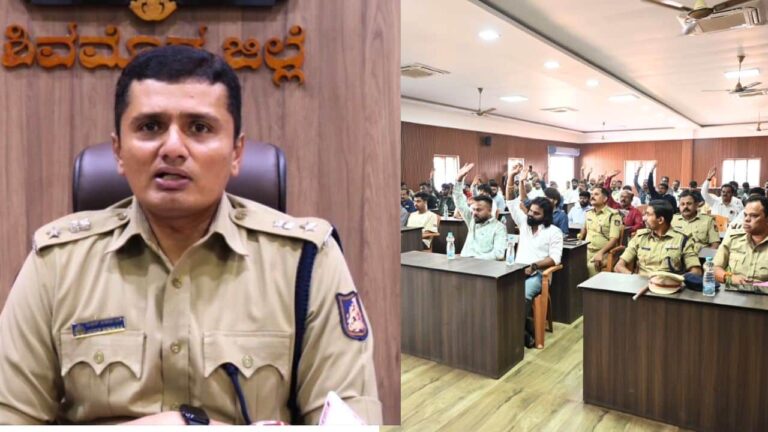 Shivamogga SP GK Mithun kumar Guidelines for New Year