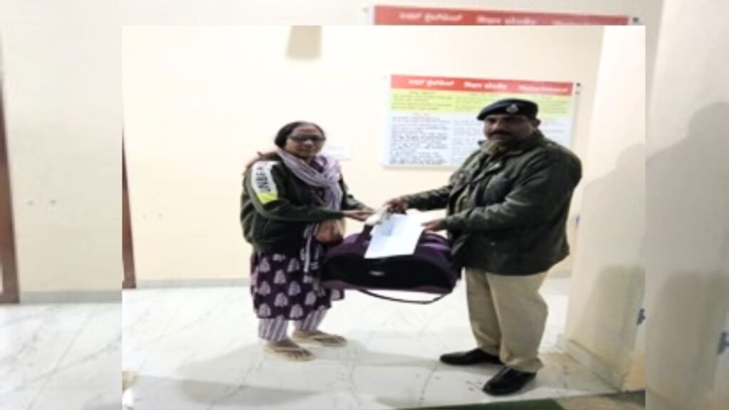 RPF Shivamogga Returns Lost Bag