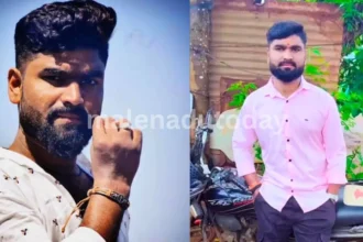 Bike accident  Rider Dies on Spot in shikaripura