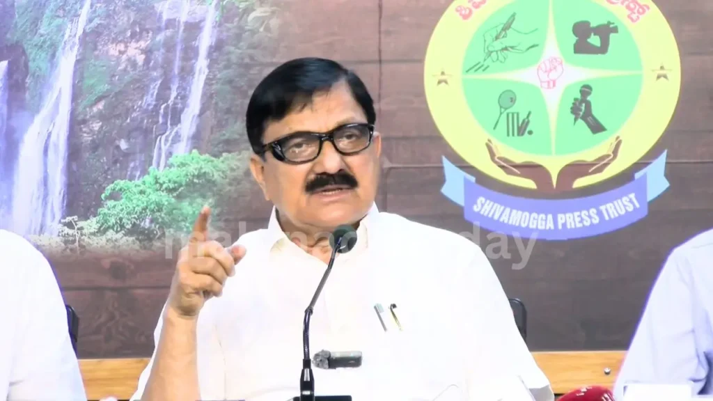 Araga Jnanendra Hits Back at Madhu Bangarappa