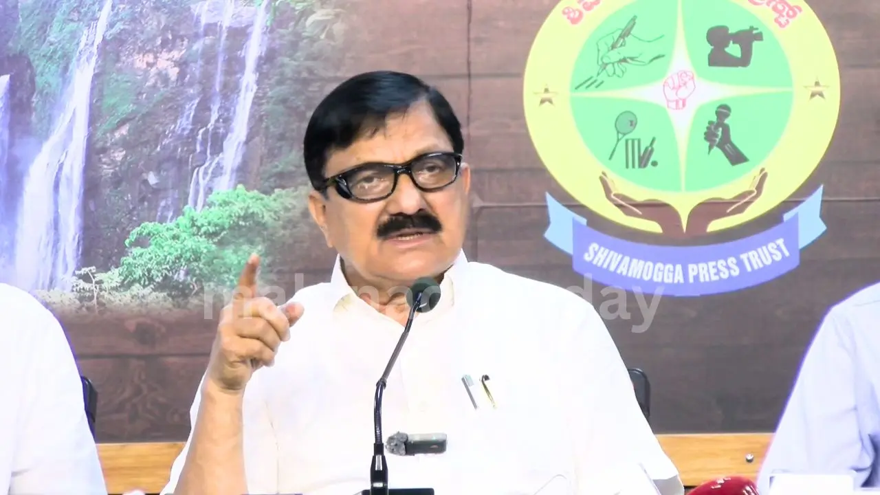 Araga Jnanendra Hits Back at Madhu Bangarappa