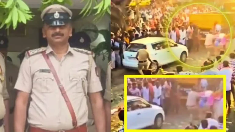 ಅಂತರಘಟ್ಟೆ ಜಾತ್ರೆ ಅವಘಡ: ಅಜ್ಜಂಪುರ ಸಿಪಿಐ ಮೇಲೆ ಹರಿದ ಎತ್ತಿನಗಾಡಿ, ಅಧಿಕಾರಿ ಆಸ್ಪತ್ರೆಗೆ ದಾಖಲು Bullock Cart Runs Over Police Inspector at Antaraghatte Jatre in Ajjampura