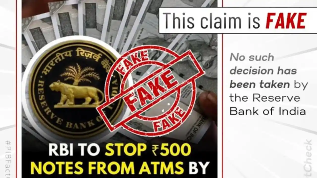 500 ರೂ. ನೋಟು ಅಮಾನ್ಯ ಎಂಬ ಸುದ್ದಿ ಸುಳ್ಳು: ಪಿಐಬಿ ಸ್ಪಷ್ಟನೆ Rs 500 Notes Demonetization News is Fake PIB Fact Check Clarification