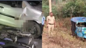 Shivamogga Police News 112 report : Woman Saved from Suicide Attempt, Accidents in Bhadravathi and Thirthahalli Reported