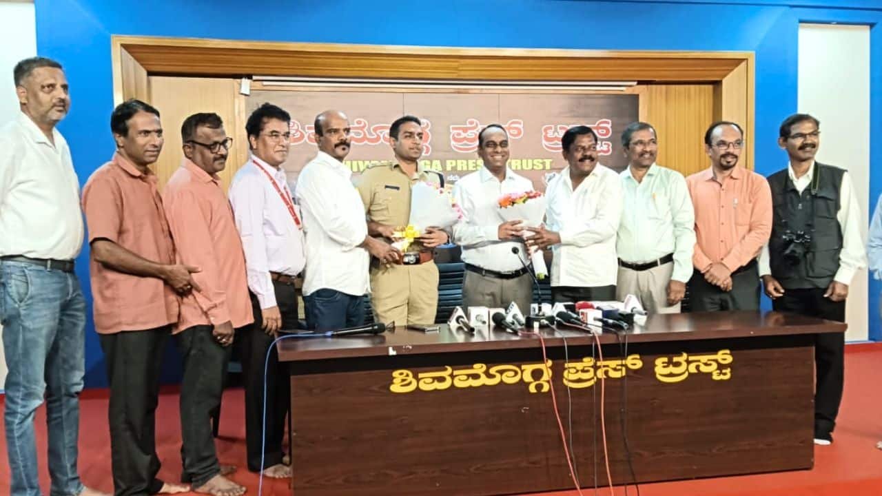 Shivamogga DC and SP Press Meet 2026