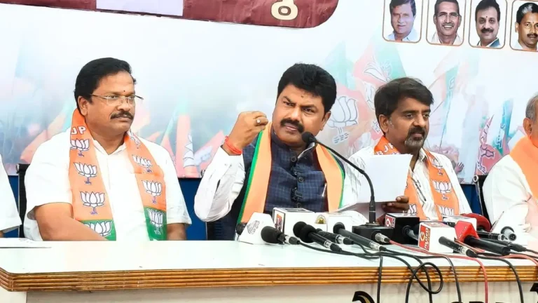 BY Raghavendra Slams Congress Haveri Convention