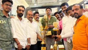 Dolly Dhananjay Unveils Tagaru Kalaga Trophies
