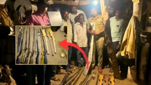 Shikaripura Illegal Country Made Gun Factory Raided