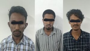  Shivamogga Police Arrest Three for Throwing Mobile Phones and Bidis