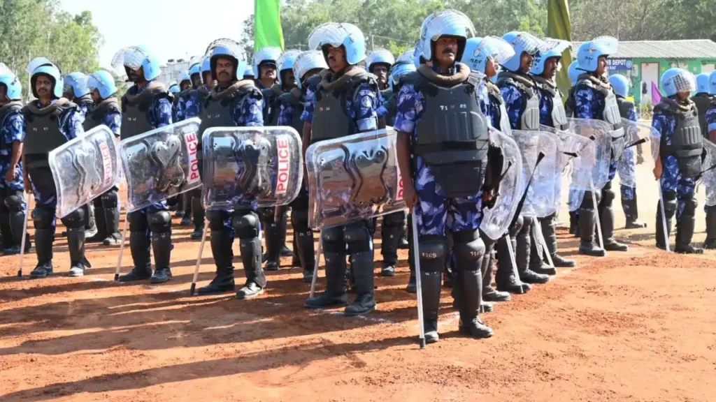 Bhadravathi RAF Ground Realistic Riot Simulation