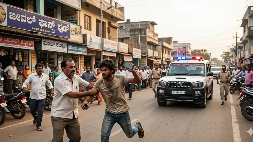 Bhadravati Mobile Snatching Attempt Fails