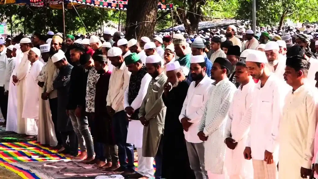 Eid 2026 Mass Prayer at Shivamogga DC Office
