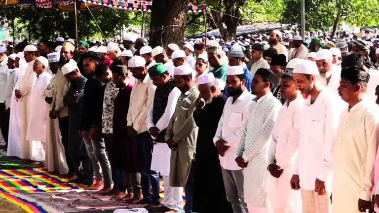 Eid 2026 Mass Prayer at Shivamogga DC Office