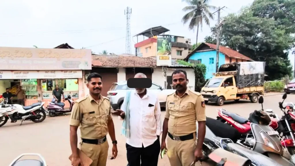 Emotional Rescue Thirthahalli Police Save Elderly Man