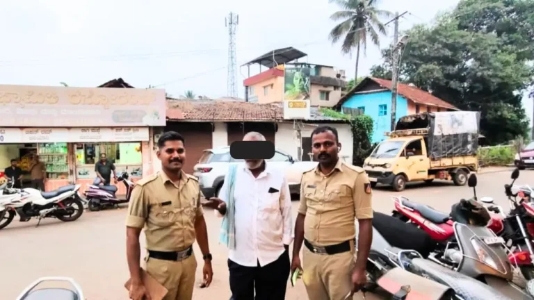 Emotional Rescue Thirthahalli Police Save Elderly Man
